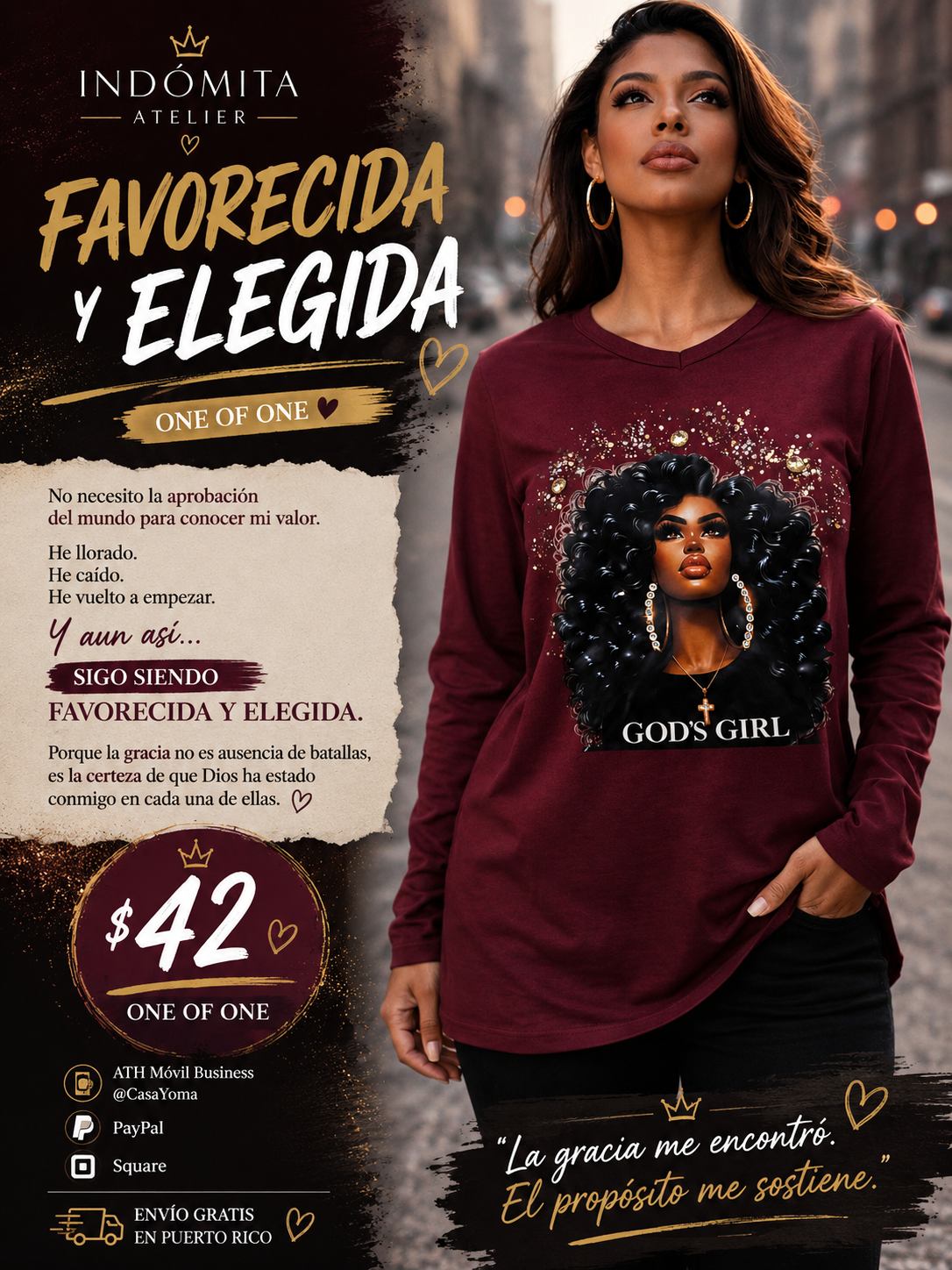 FAVORECIDA Y ELEGIDA 👑✨