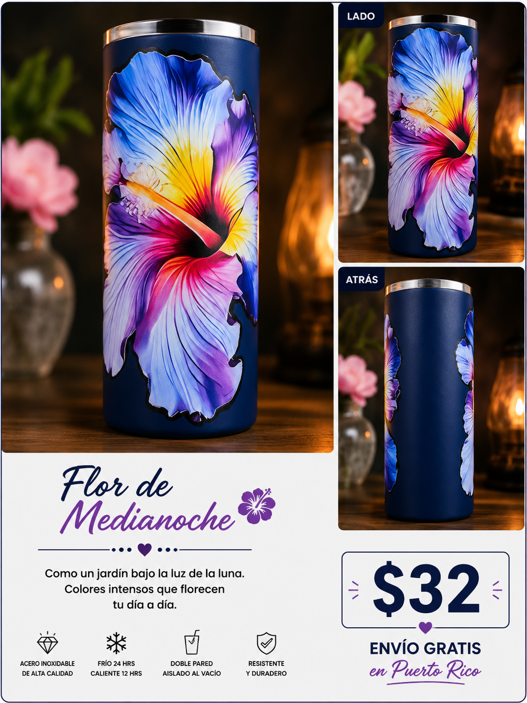 FLOR DE MEDIANOCHE 🌺🌙