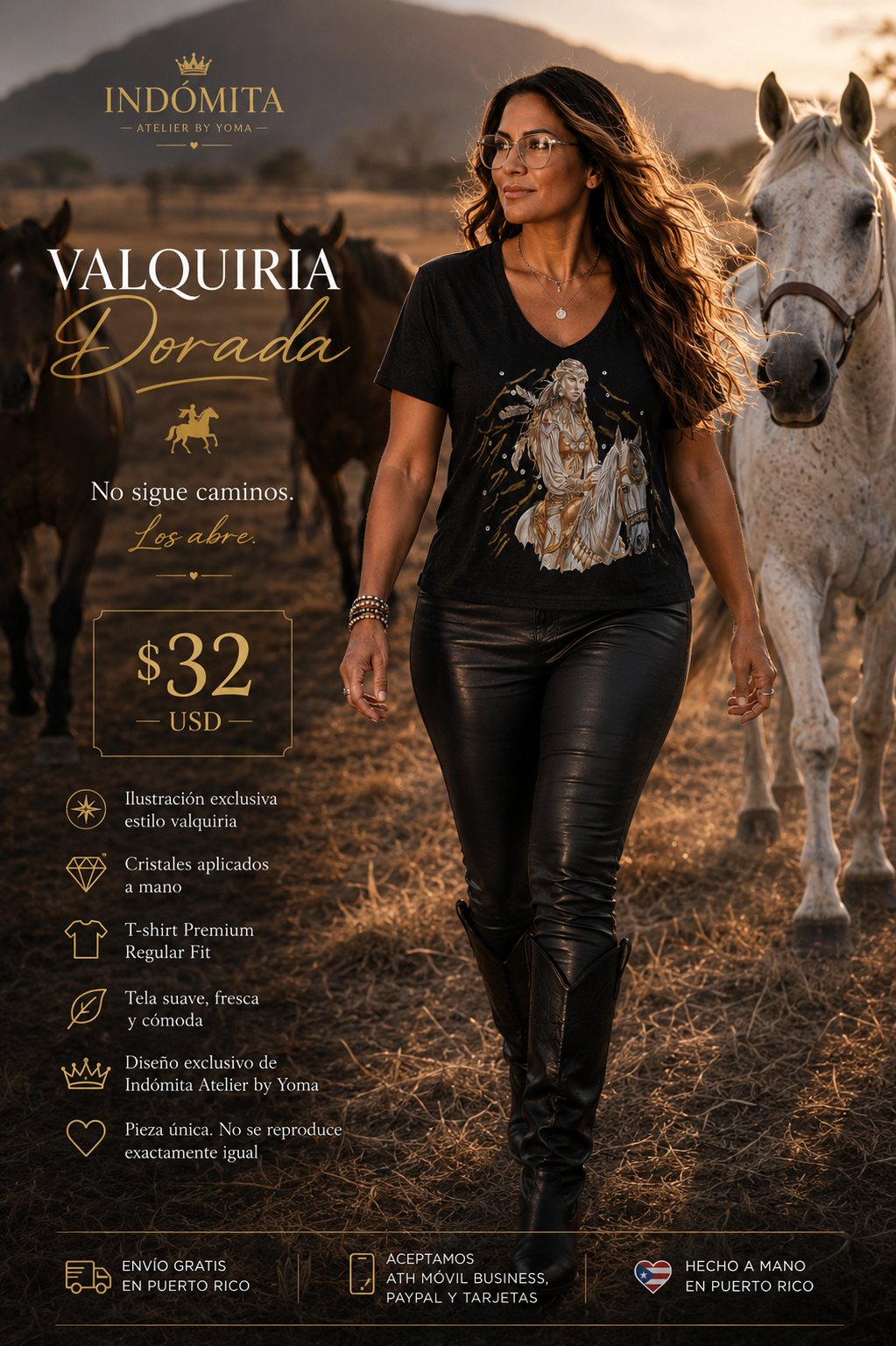 VALQUIRIA DORADA ⚔️🐎✨